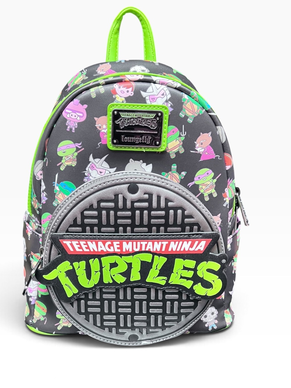 Loungefly Teenage Mutant Ninja Turtles Sewer Cap Mini Backpack
